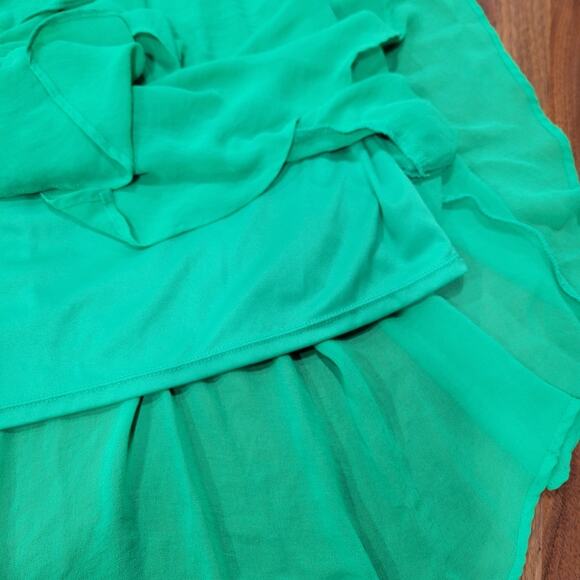 Emma & Michele Faux Wrap Surplice Neckline Midi Dress Size 6 - Picture 9 of 11